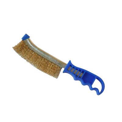 Hand brush plastic handel blue, , medium