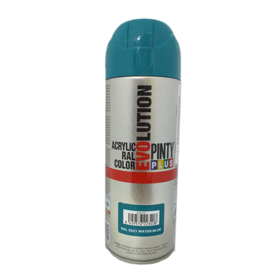 Acrylic paint spray water blue ral 5021 400ml, , medium