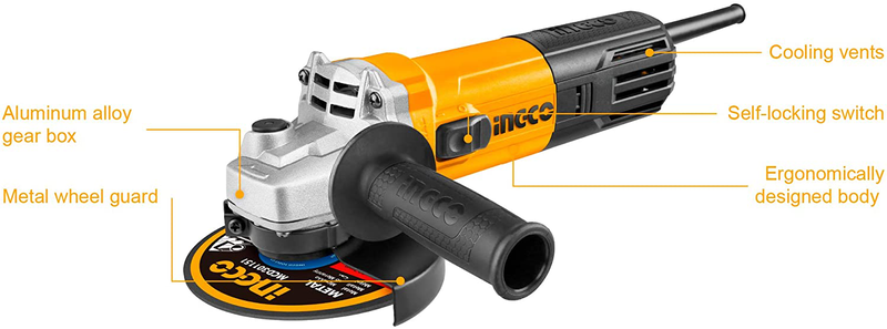 Ingco ag75018-3 angle grinder 750w, , medium-null