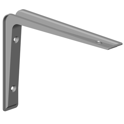 Element modern bracket 12x8cm aluminium