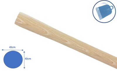 Eltech round wooden handle 1000x45mm, , medium