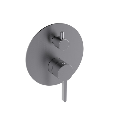 Nexus brushed gunmetal concealed single-lever shower mixer, , medium