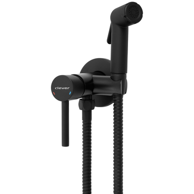 Toubkal concealed black matte 1 function shattaf 2-way, , medium