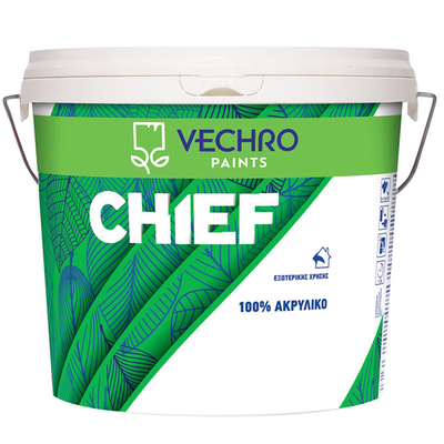 Vechro chief exterior paint chief acrylic 3l white, , medium