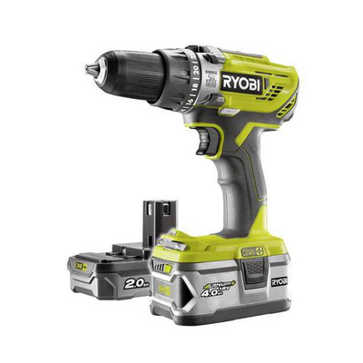 Ryobi impact drill r18pd3-242s 18w with 2 batteries, , medium