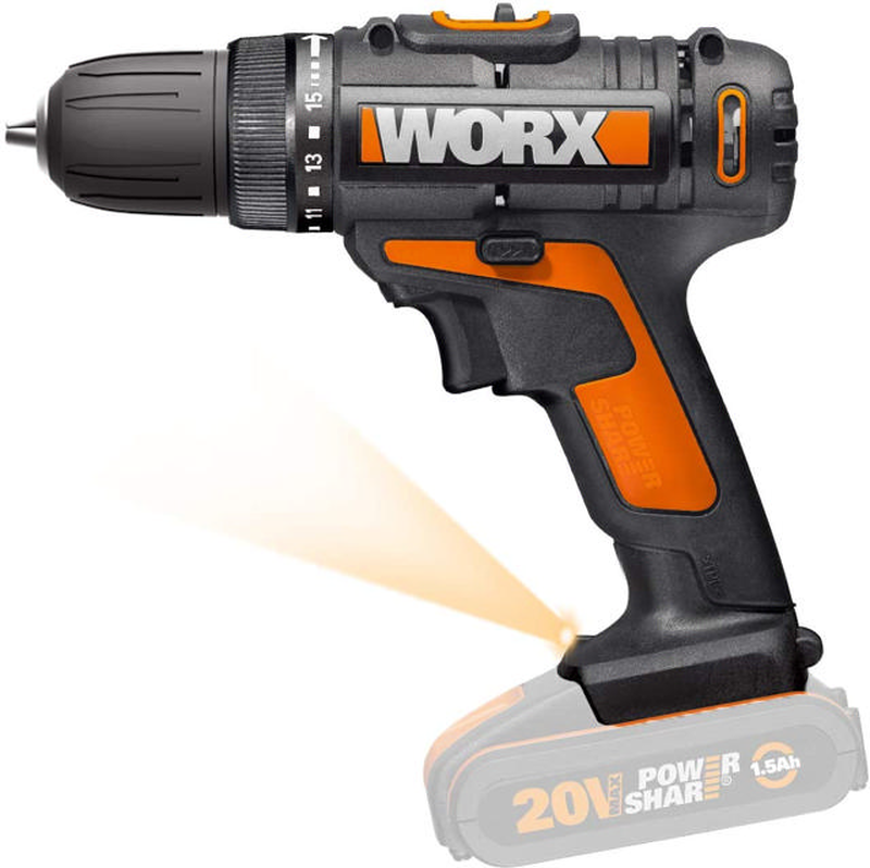 Worx wx101.9 cordless power share drill and driver 30cm solo 20v, , medium-null