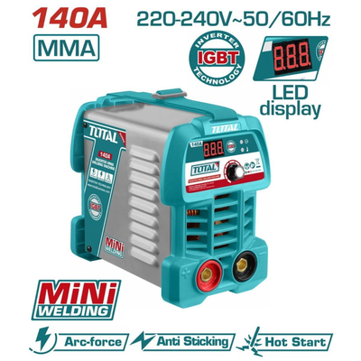 Total ηλεκτροκόλληση inverter 230v/140a με τεχνολογία igbt tw214049e, , medium