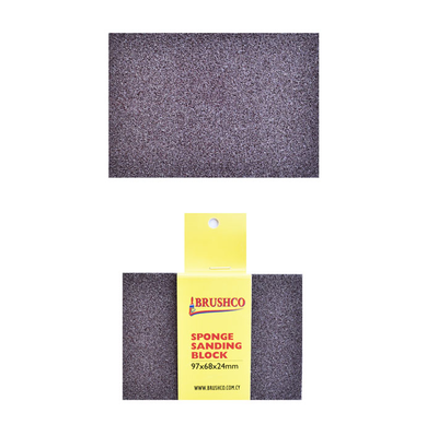 Υαλοχαρτο σφουγγαρι 100mm x 70mm x 25mm