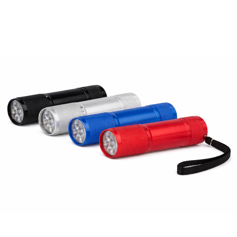 Flashlight 9 led 25x87mm mod.3943, , medium-null