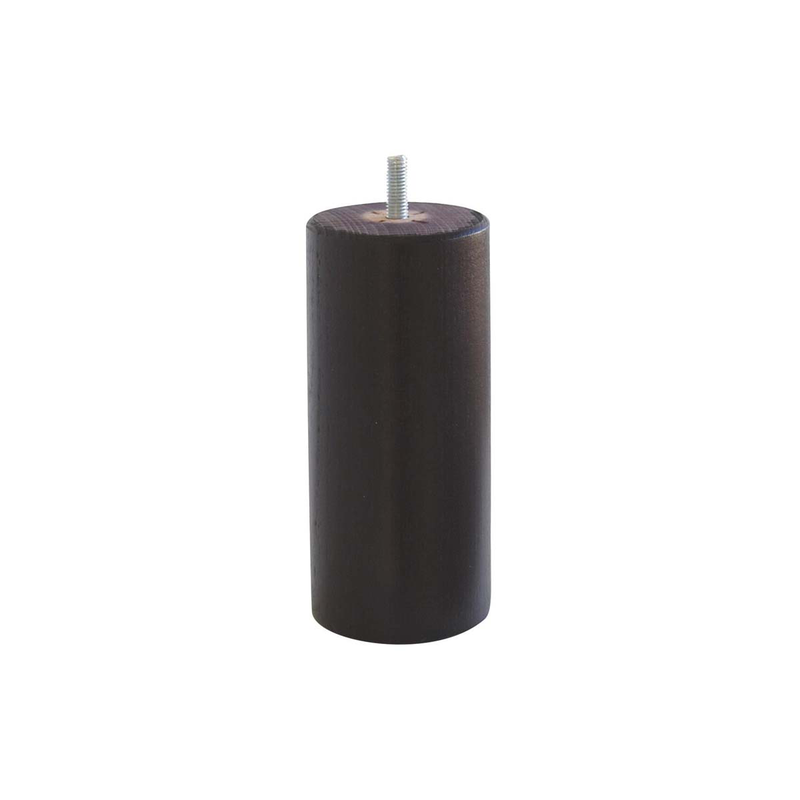 Furniture foot cylindrical 200x&phi;68mm wooden polished-null