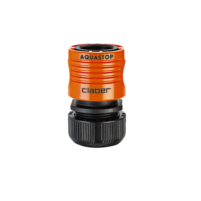 Claber 8603 automatic coupling 1/2" with aquastop valve