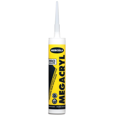 Mercola megacryl acrylic sealant brown 280ml, Brown, medium