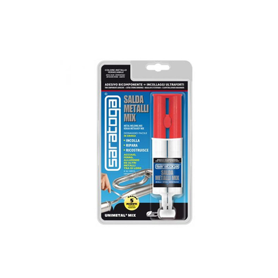 Saratoga unimetal adhesive 25ml for steel iron aluminum other metals, , medium