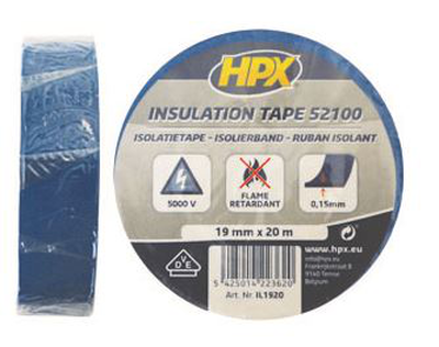 Hpx insulating tape blue 19mmx20m, , medium