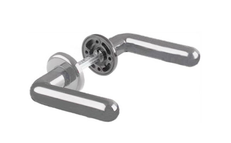 Door handle plastic grey, , medium-null