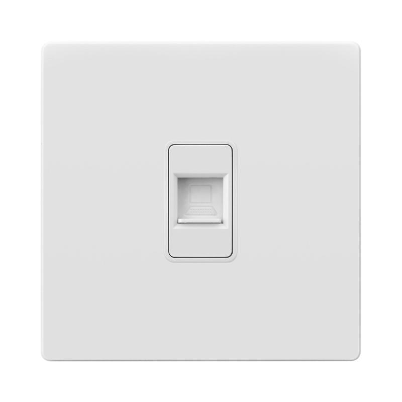 Product image: Powerlink accessories 1-gang cat6 data socket white, , medium-null