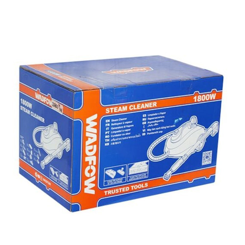 Wadfow ισχυρός ατμοκαθαριστής 1800w με δεξαμενή 1,5l & πολλαπλά αξεσουάρ, , medium-null
