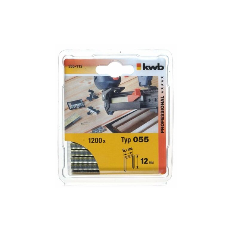 Nailer connectors 6,1mm h12 055/355 1200 pcs, , medium image number null
