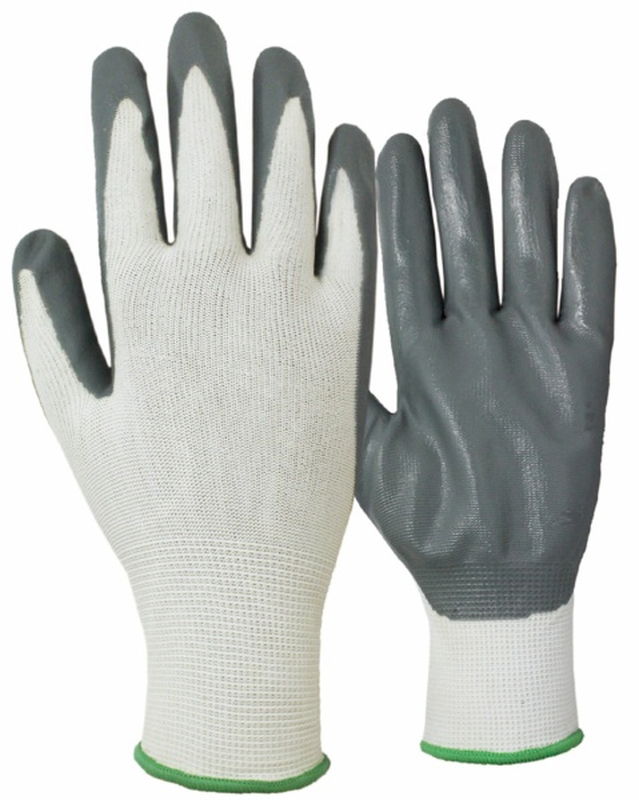 Product image: Eltech nitrle gloves 8'' grey, , medium-null