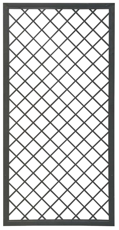 Verdemax metal trellis 1.8m x 0.9m - anthracite, , medium-null