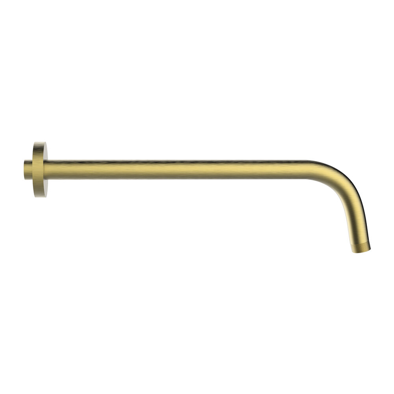 Luzia brass waterfall shower arm 33cm brushed gold, , medium-null