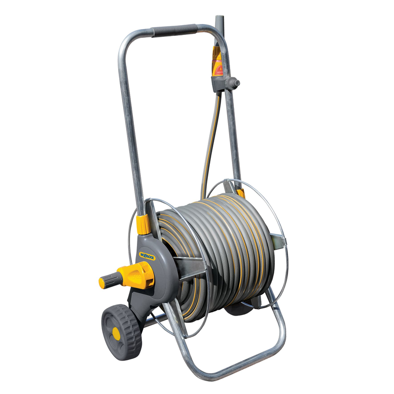 Product image: Hozelock τυλιγαδι μεταλλικο με τροχους 60m 30m λαστιχο & αξεσουαρ, , medium-null