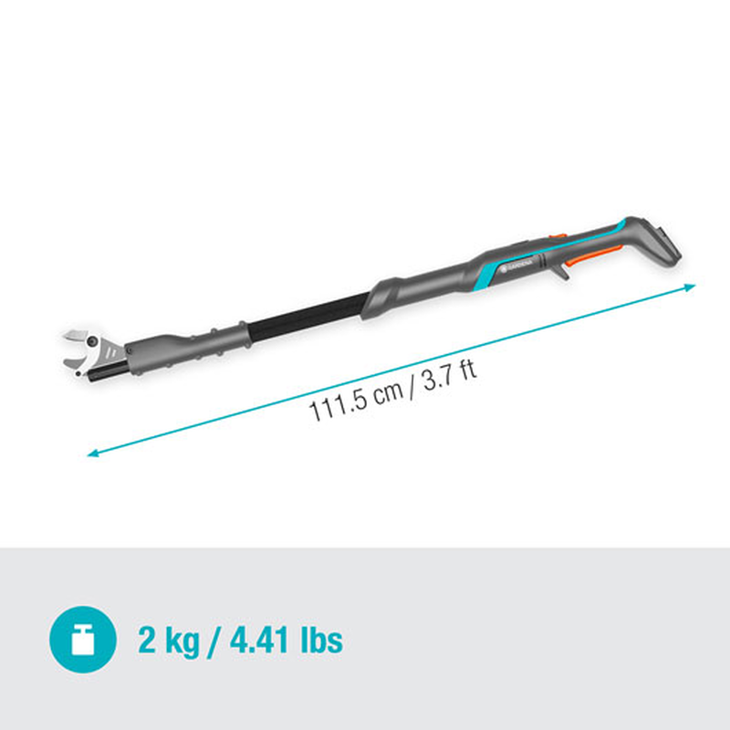 Gardena 14772-55 battery telescopic pruner 1.1m 28m solo - no battery included, , medium image number null