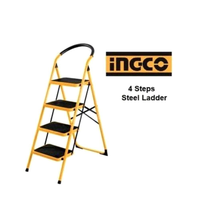 Ingco ladder with 4 steps 380x260mm, , medium