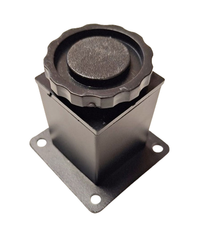 Ρυθμιζομενο τετραγωνο ποδι 6εκ μαυρο ματ, , medium-null