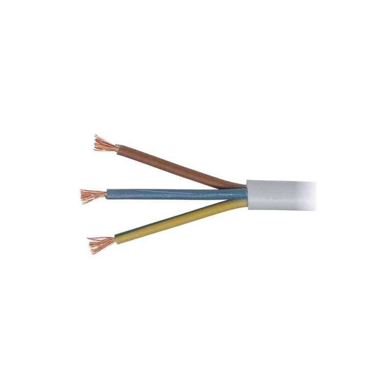 Cable flexible white  3x1.5mm / m image number null