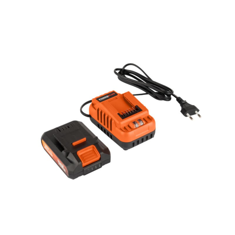 Powerplus 20v battery set 2ah, , medium-null
