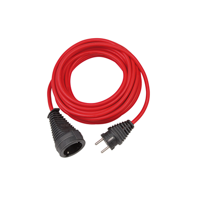 Brennenstuhl quality extension cable  of plastic 10m red 1167460