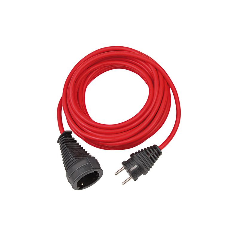 Brennenstuhl quality extension cable of plastic 10m red 1167460 image number null