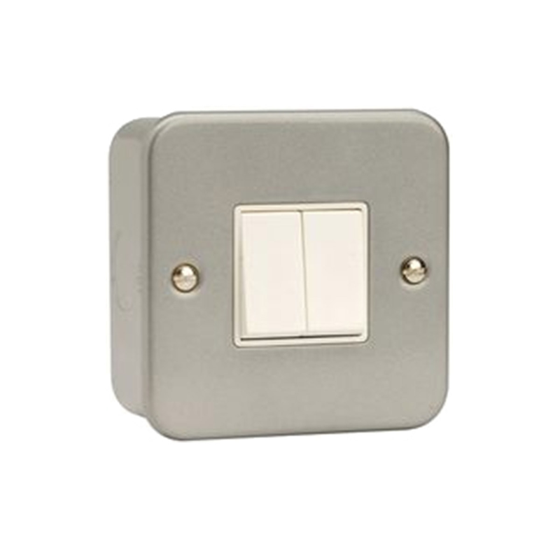 Wall switch bidirectional 10a 1 gang switch metallic coating-null