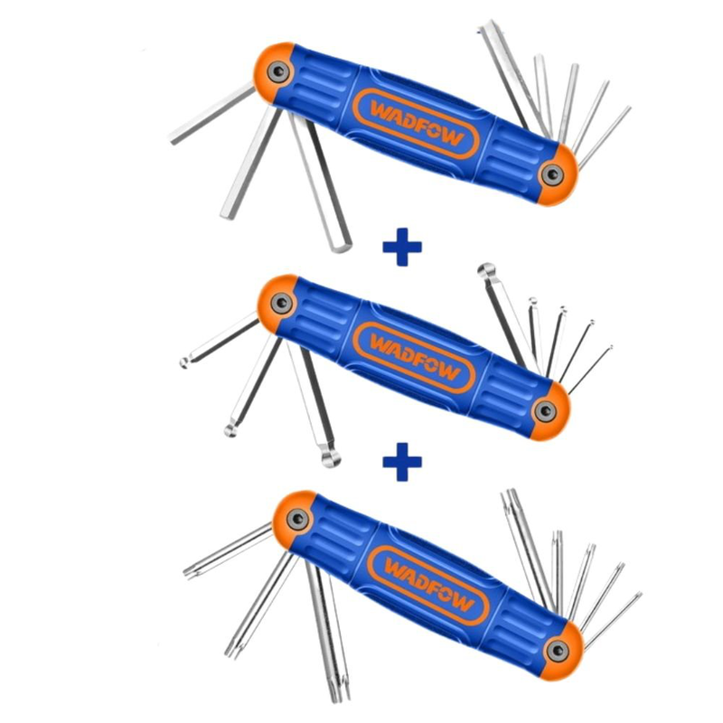 Product image: Wadfow σετ 24 κλειδιών allen & torx με μπίλια, cr-v ανθεκτικά κλειδιά σε κρεμάστρα whk4203, , medium-null
