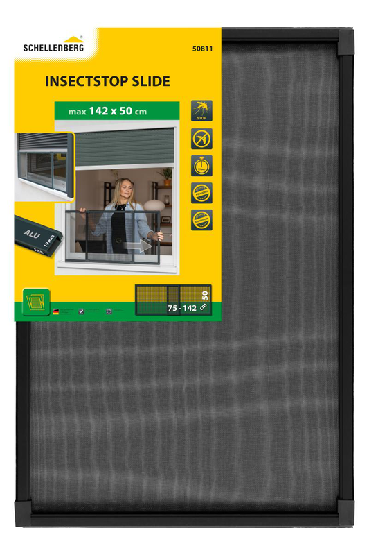 Schellenberg insect protection extension 50x75x142 - anthracite, , medium-null