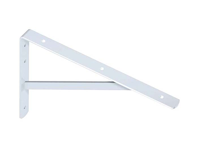 Heavy weight bracket 25cm x 15cm white, , medium