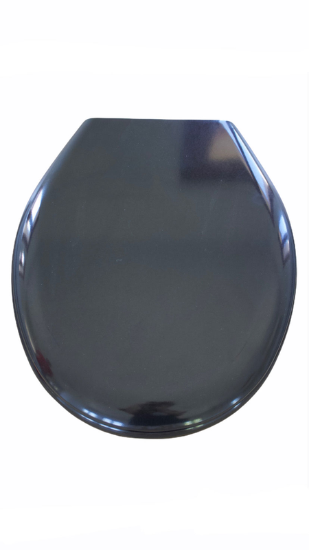 Io bagno toilet seat black duroplast, , medium-null