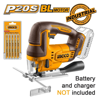 Ingco σέγα 20v solo brushless με 4 βαθμίδες ταλάντωσης και 7 αξεσουάρ, , medium