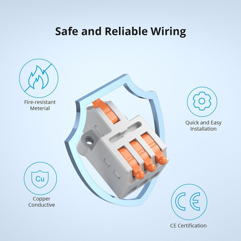 Product image: Sonoff d1-2 quick wire connectors (54 pcs), , medium-null