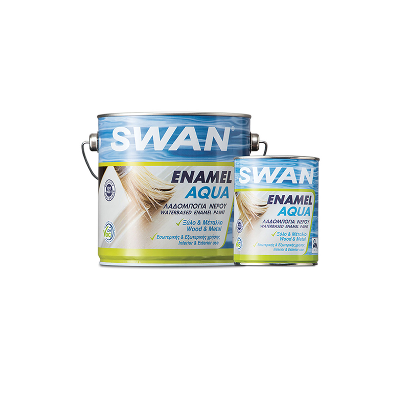 Product image: Swan enamel aqua for wood and metal 750ml white-null