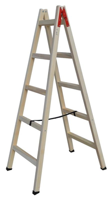 Wooden ladder 6 steps