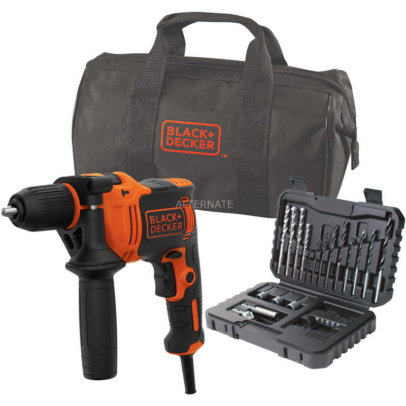 Black & decker beh710sa32-qs hammer drill 710w +32 accessories, , medium image number null
