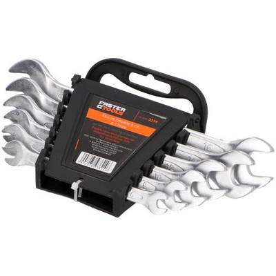 Σετ κλειδια double open end 6pcs 6-17mm faster tools, , medium