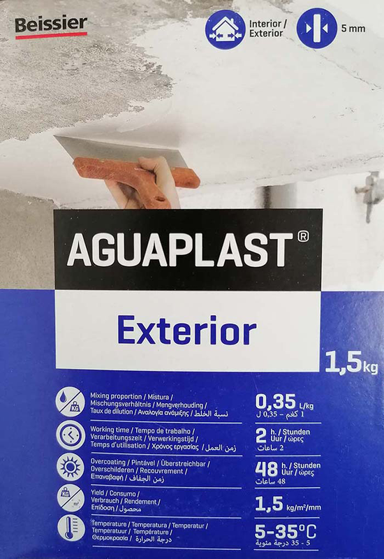 Product image: Beissier aguaplast exterior white stucco 1.5kg, , medium-null