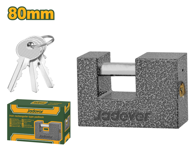 Product image: Rectangular type iron padlock 80mm jadever, , medium-null