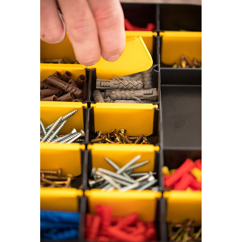 Stanley stst81680-1 organiser 17 compartment 27.2x18.9x4.6cm, , medium-null