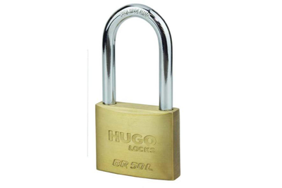 Long neck brass  padlock  (a9814)