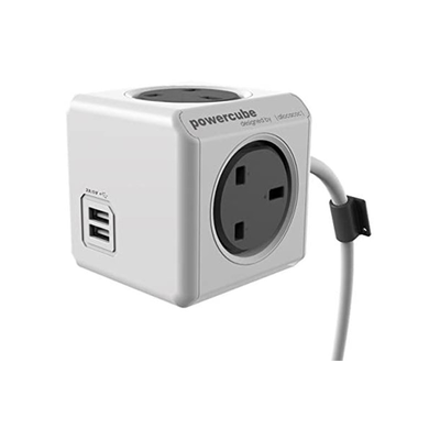 Extended 1.5m USB grey uk, , medium