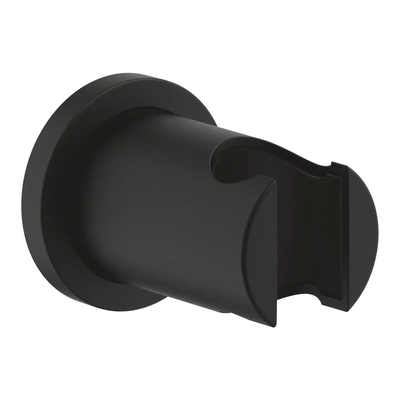 Grohe rainshower wall hand shower holder phantom black, Black, medium